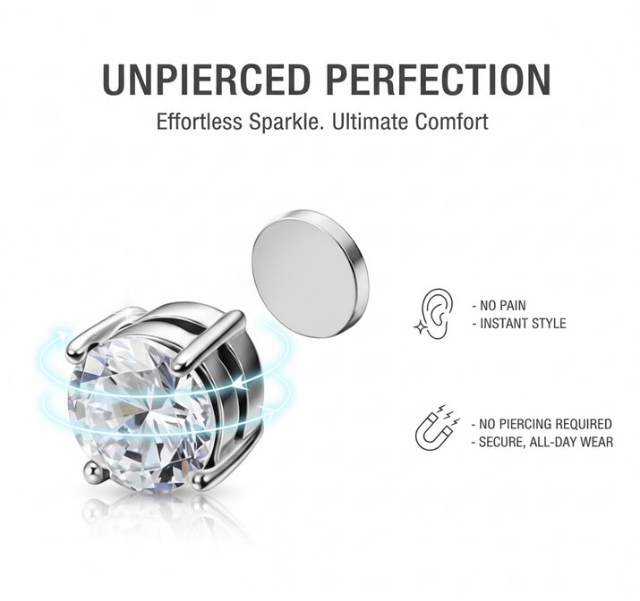 2 pairs Magnetic Earrings